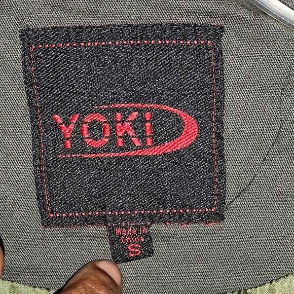 New Yoki Spring / Summer Parka Midi Jacket w/ Adjustable Sleeves, Size Small - Picture 6 of 7